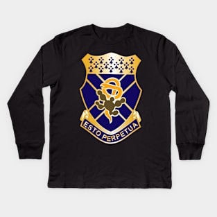 123rd Armor Regiment - COA wo Txt X 300 Kids Long Sleeve T-Shirt